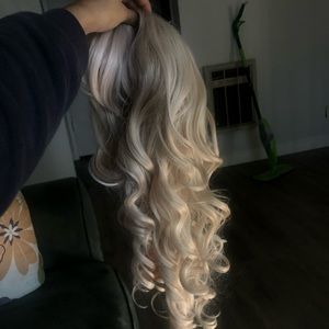 Blonde wig